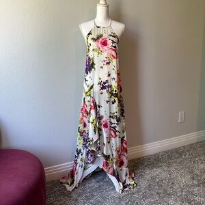 Jay Godfrey White Floral Maxi